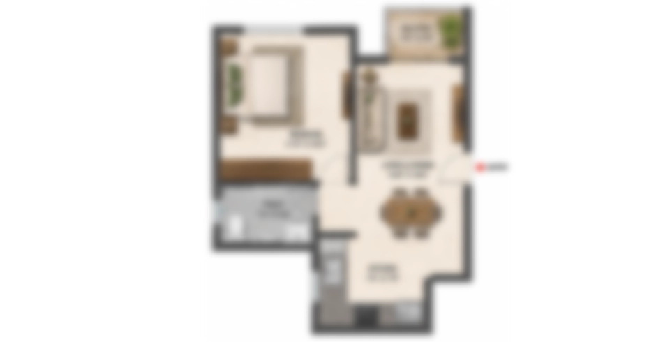 Sarvoday Bhiwandi 1 BHK Layout Plan